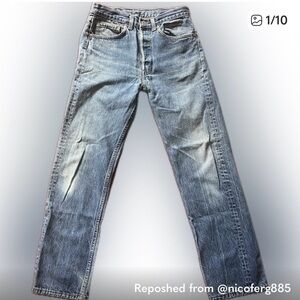 Levi's Blue Straight Leg Women's Jeans